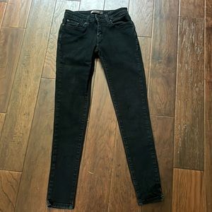 Vintage LEVI'S 535 Legging (Jegging) - Dark Blue  Denim  - Size 5